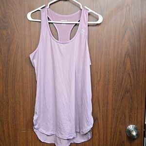 Reebok Size L Lilac Slim Fit Training Legend Singlet Tank Top